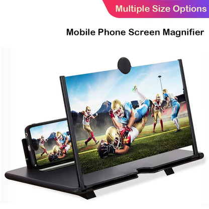 CHE15 12 -16 Inchmobile Phone Screen Magnifier HD Video Amplifier Stand Bracket with Movie Magnifying Folding Phone Desk Holder